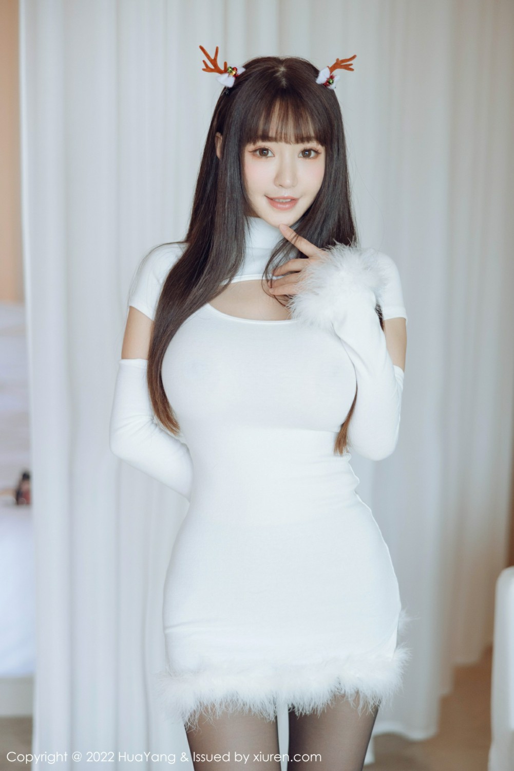 [HuaYang花漾写真] 2022.01.12 VOL.480 朱可儿Flora 诱人黑丝